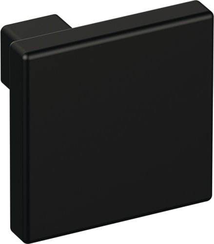 HEWI Möbelknopf 547.32B2 Ku.90 tiefschwarz ma - 547.32B2 90