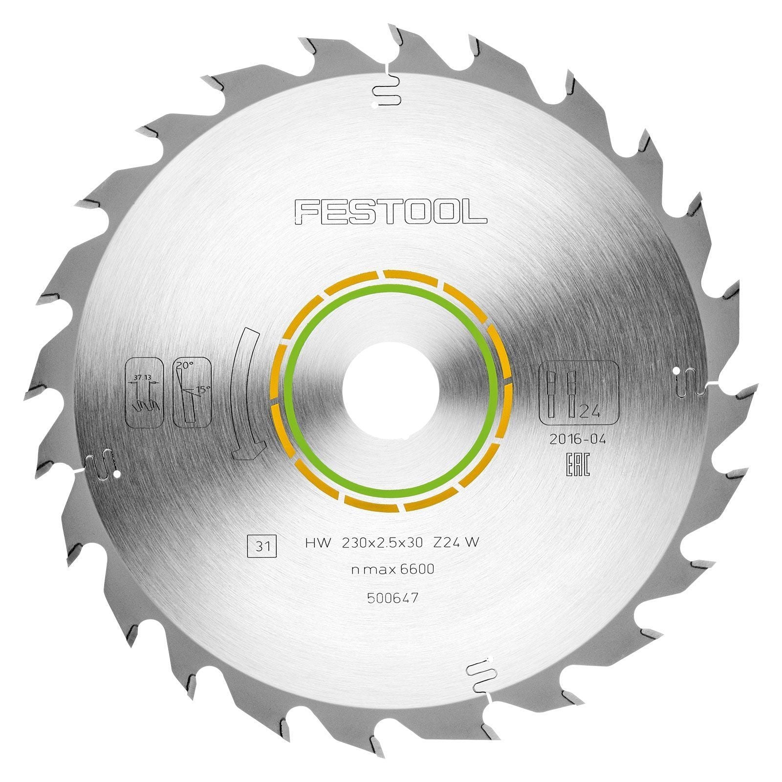 Festool Standard-Sägeblatt 230 x 2,5 x 30 W24 - 500647