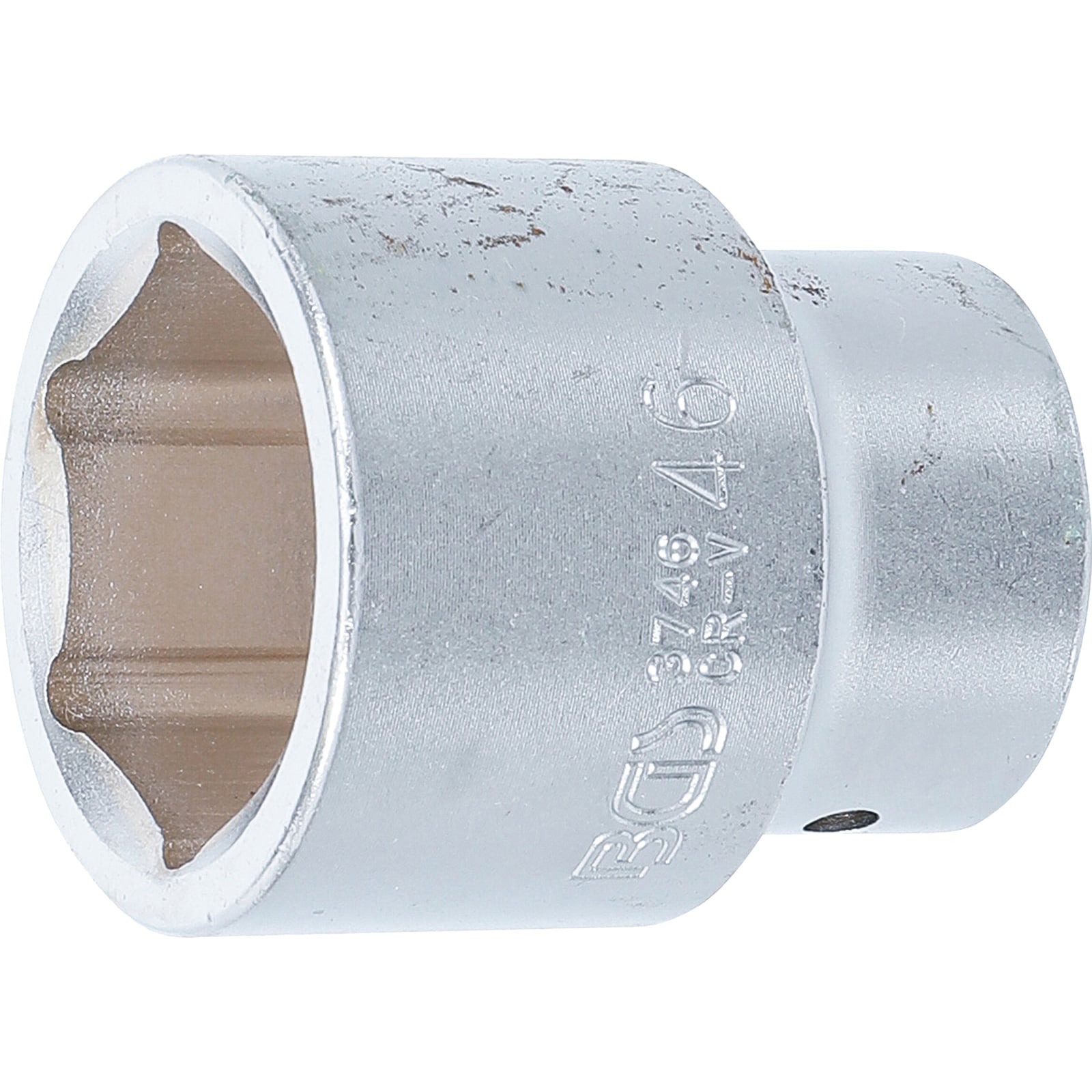 BGS Steckschlüssel-Einsatz Sechskant Antrieb Innenvierkant 25 mm (1") SW 46 mm - 3746