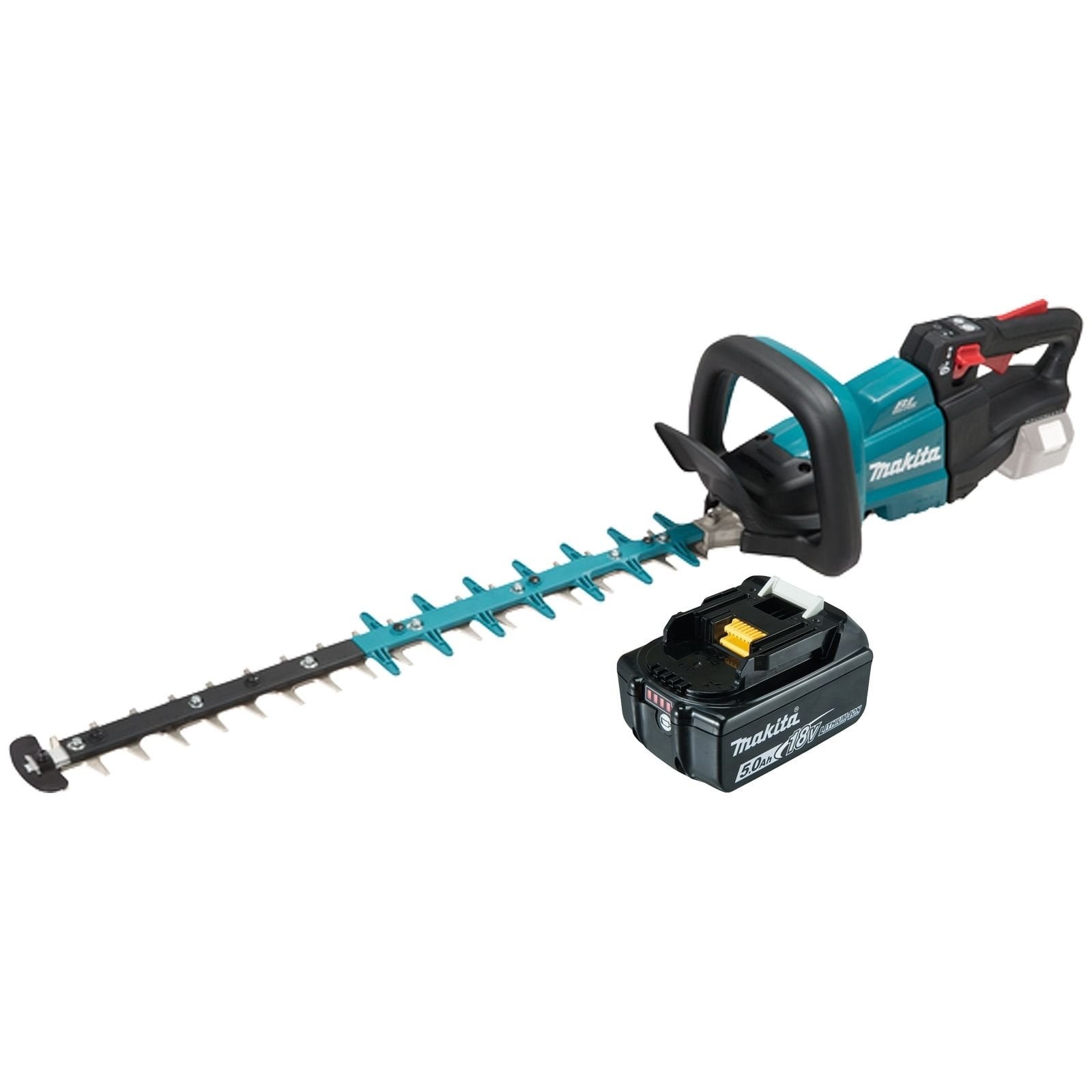Makita DUH601T Akku-Heckenschere 18 V / 1x 5,0 Ah Akku