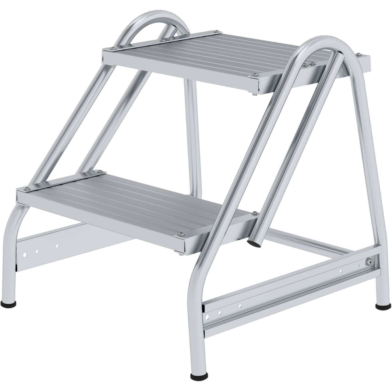 Günzburger Steigtechnik Arbeitspodest einseitig begehbar Aluminium geriffelt