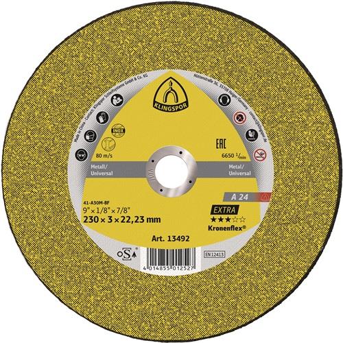 KLINGSPOR Trennscheibe A 24 Extra Ø 125 x 2,5 mm gekröpft - 188463