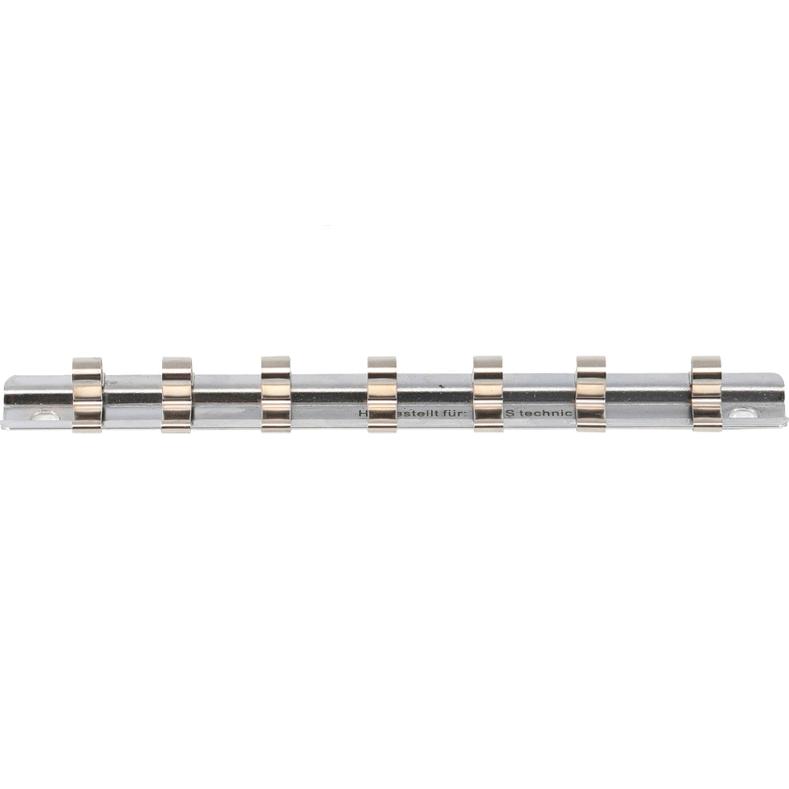 BGS Aufsteckschiene mit 7 Clips 6,3 mm (1/4") - 2316