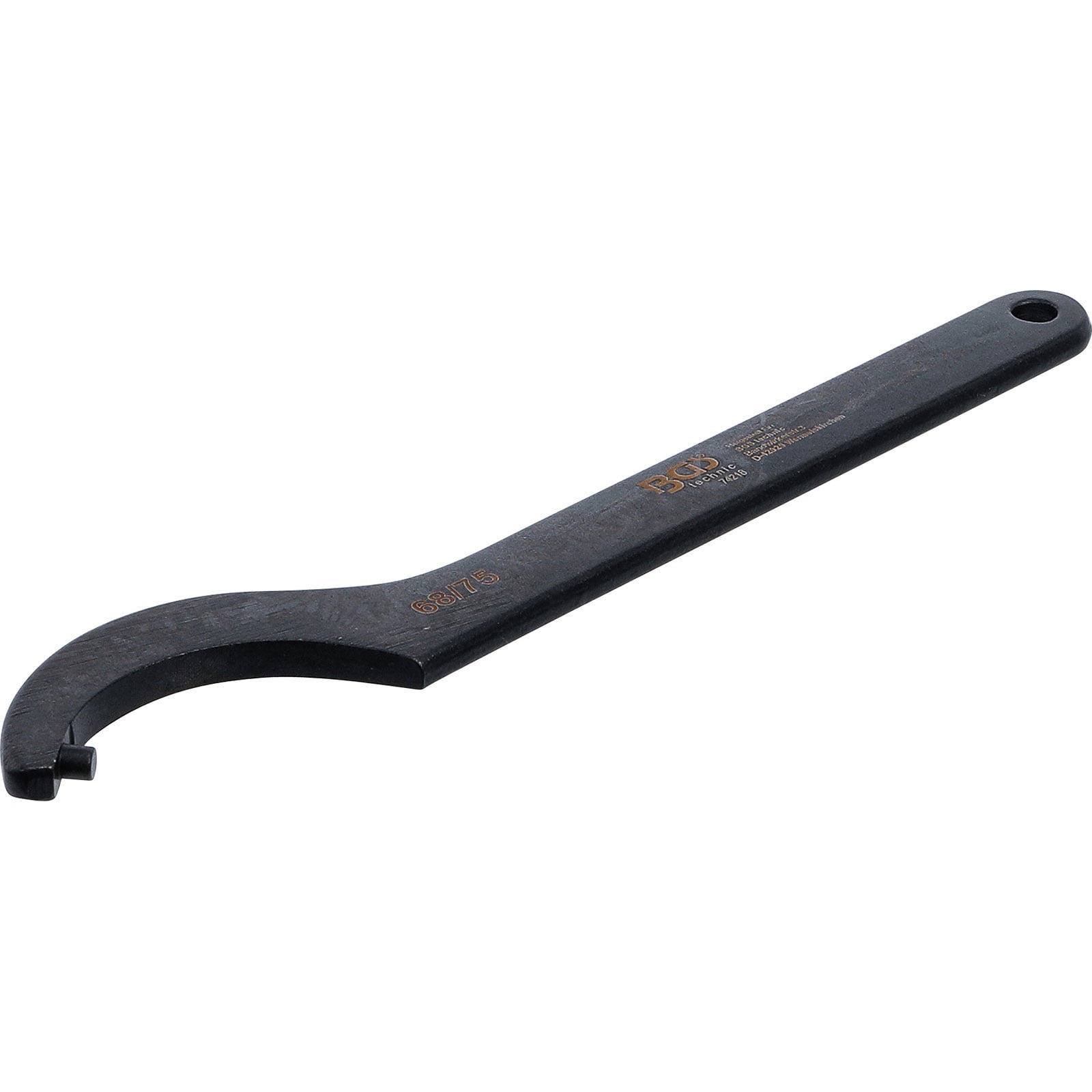 BGS Hakenschlüssel mit Zapfen 68 - 75 mm - 74218
