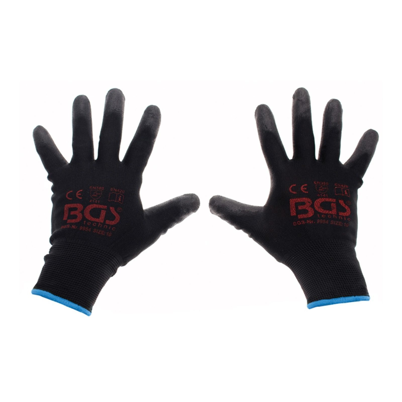 BGS 1 Paar Mechaniker-Handschuhe Größe 10 / XL - 9954