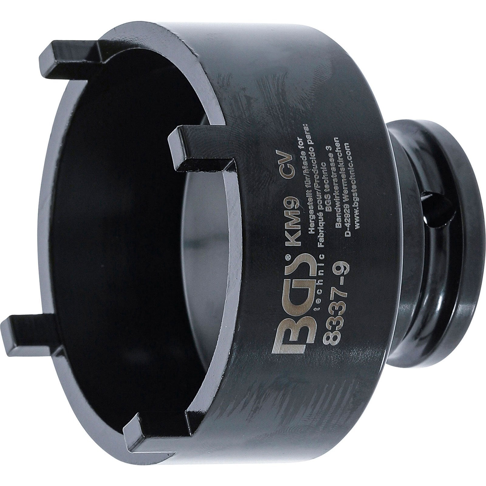 BGS Nutmutternschlüssel Zapfen außen liegend KM9 - 8337-9