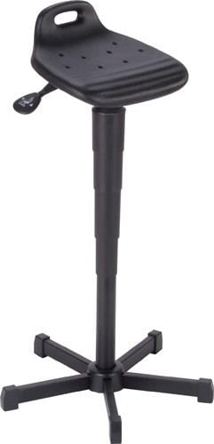 Stehhilfe PU-Schaum Sitz-H.610-880mm STA schwarz Tragegriff MEY