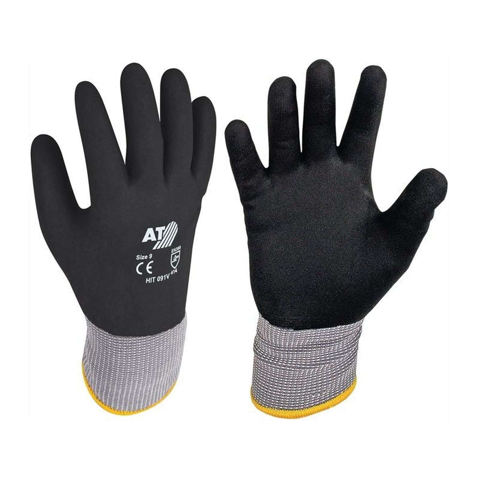 ASATEX Handschuhe Hit Flex V schwarz Gr. 10 - HIT091V/10