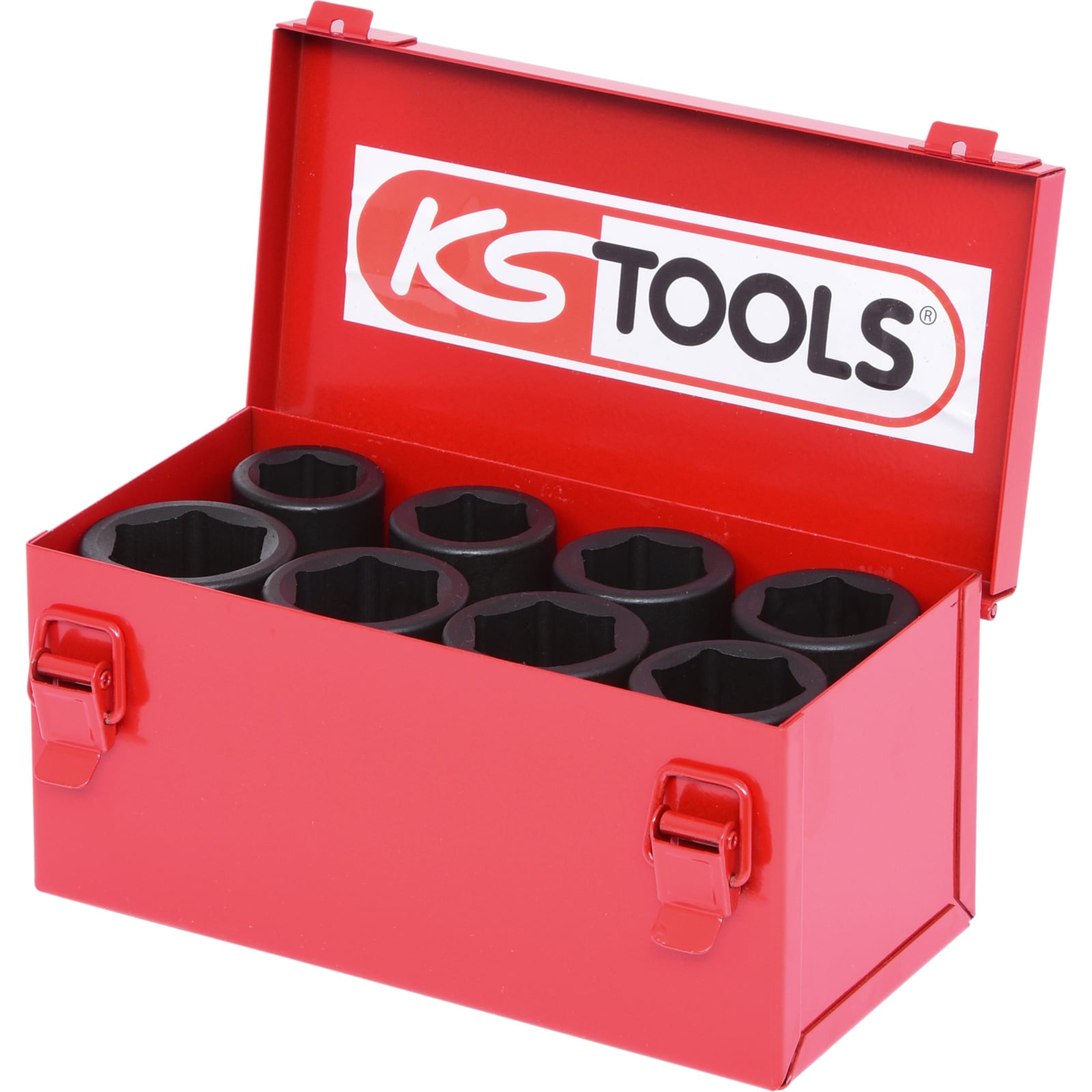 KS TOOLS 3/4" Sechskant-Kraft-Stecknuss-Satz 8tlg. lang - 515.0510