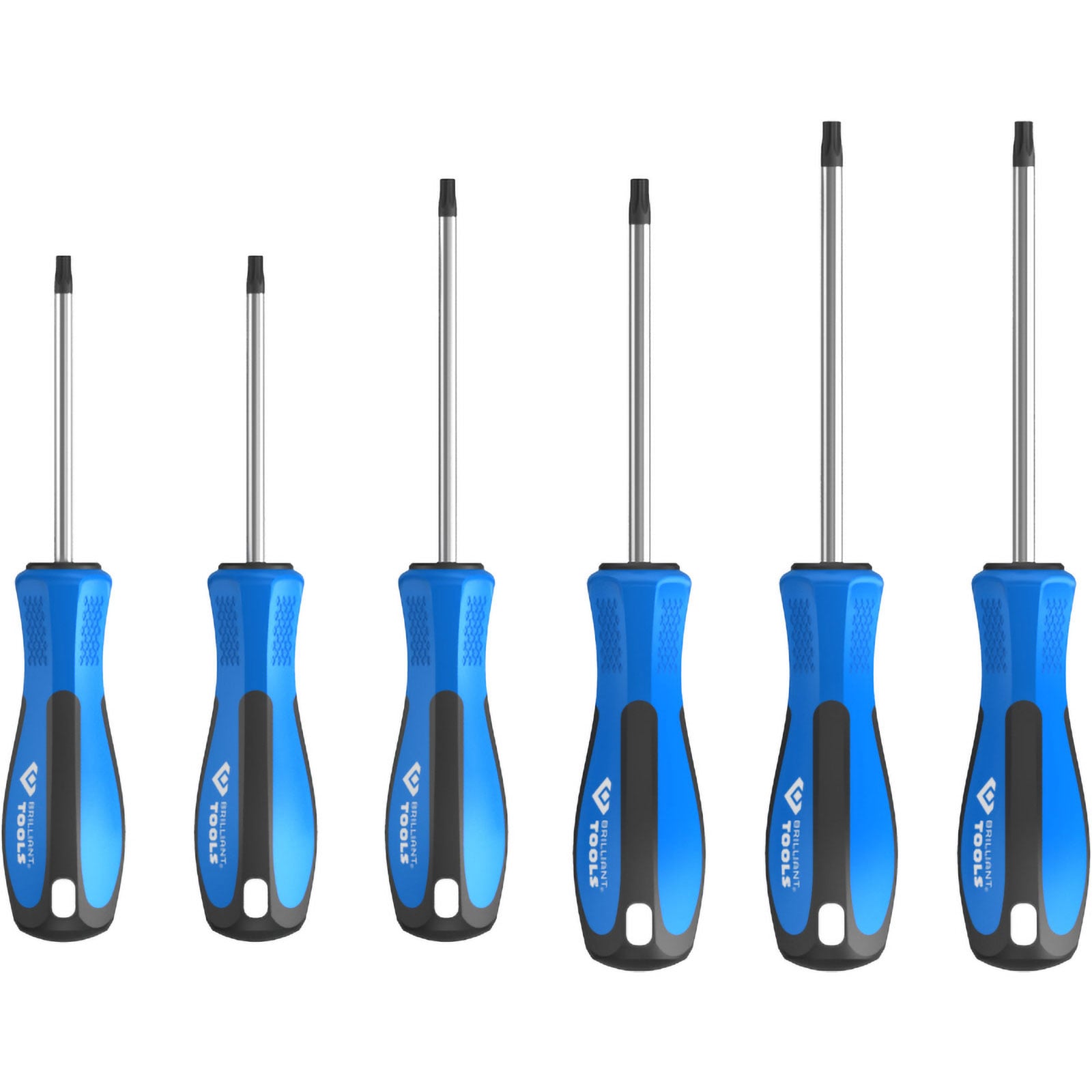 BRILLIANT TOOLS Schraubendreher-Satz 6tlg. TORX - BT031010