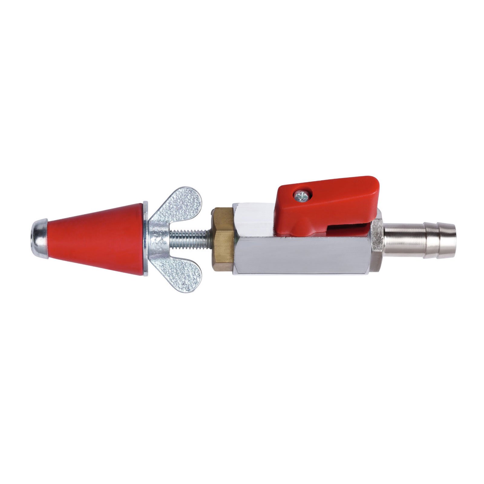 ROTHENBERGER Gasprüfstopfen, konisch, Gr.1 (1/2-1"), mit Kupplung - 351261 ROTHENBERGER Gasprüfstopfen, konisch, Gr.1 (1/2-1"), mit Kupplung - 351261