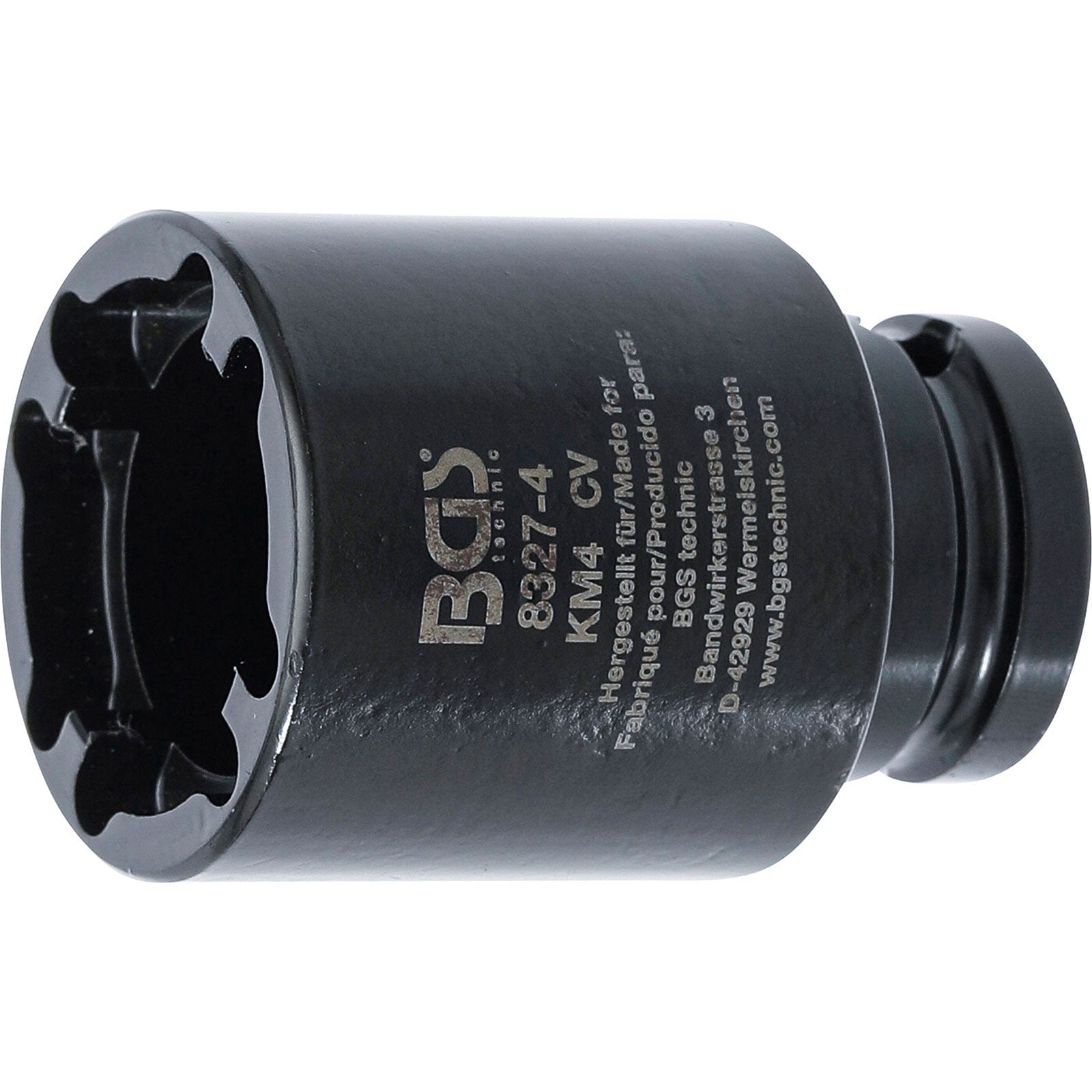 BGS Nutmutternschlüssel Zapfen innen liegend KM4 - 8327-4