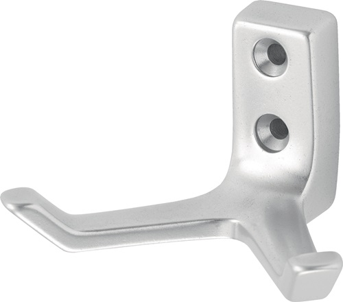 hermeta Mantelh.0033 zweifach A.55mm Alu.silberf.elox.H.43mm - 0033-01E