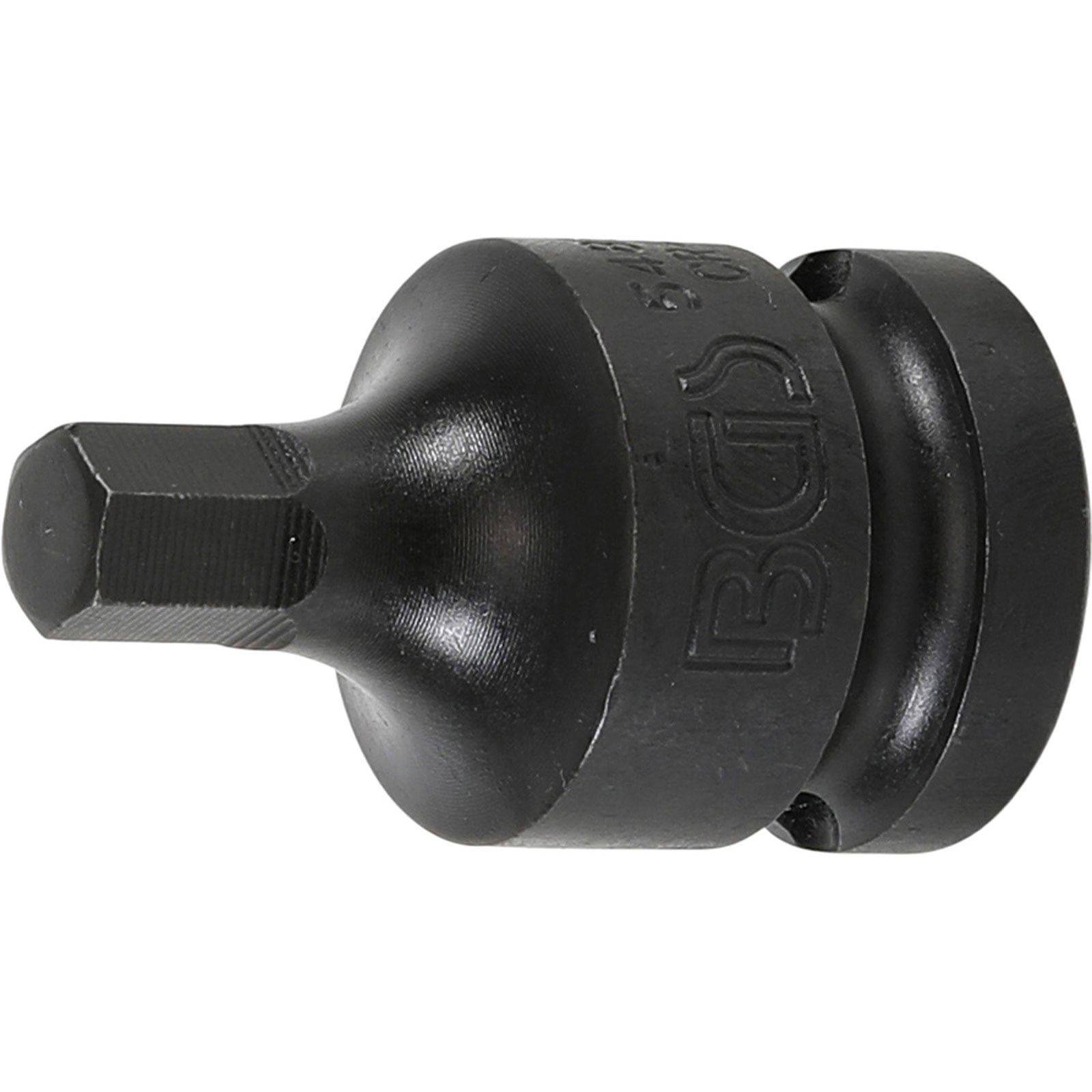 BGS Kraft-Bit-Einsatz Antrieb Innenvierkant 12,5 mm (1/2") Innensechskant 8 mm - 5485-8