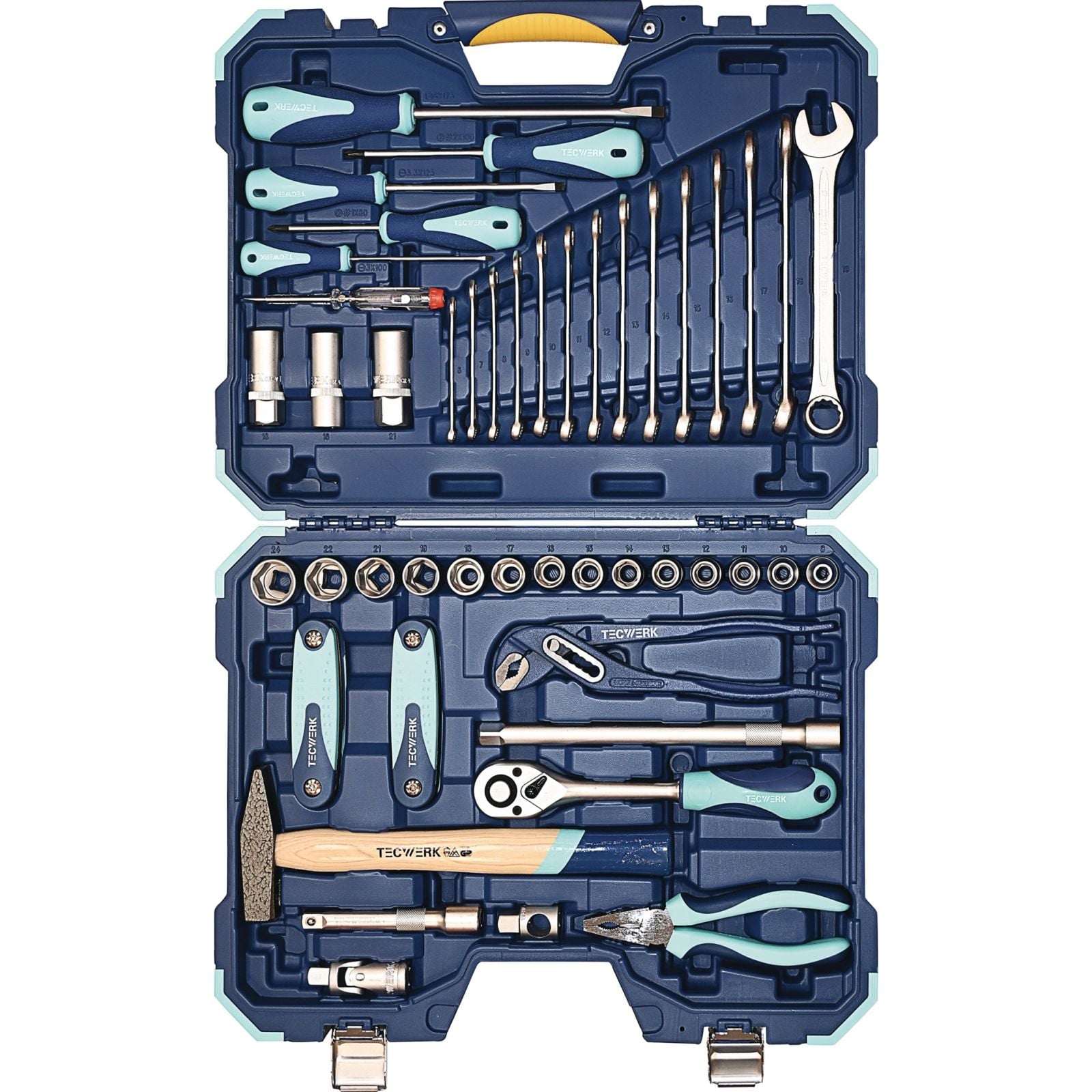 Werkzeugkoffer 47-tlg.im Ku.-Koffer 4-24mm TECWERK