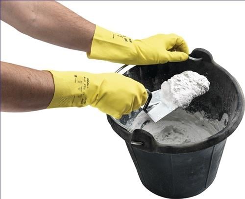 ANSELL Chemiehandschuh AlphaTec Gr.8,5-9 gelb PSA I - 87-190-8,5-9