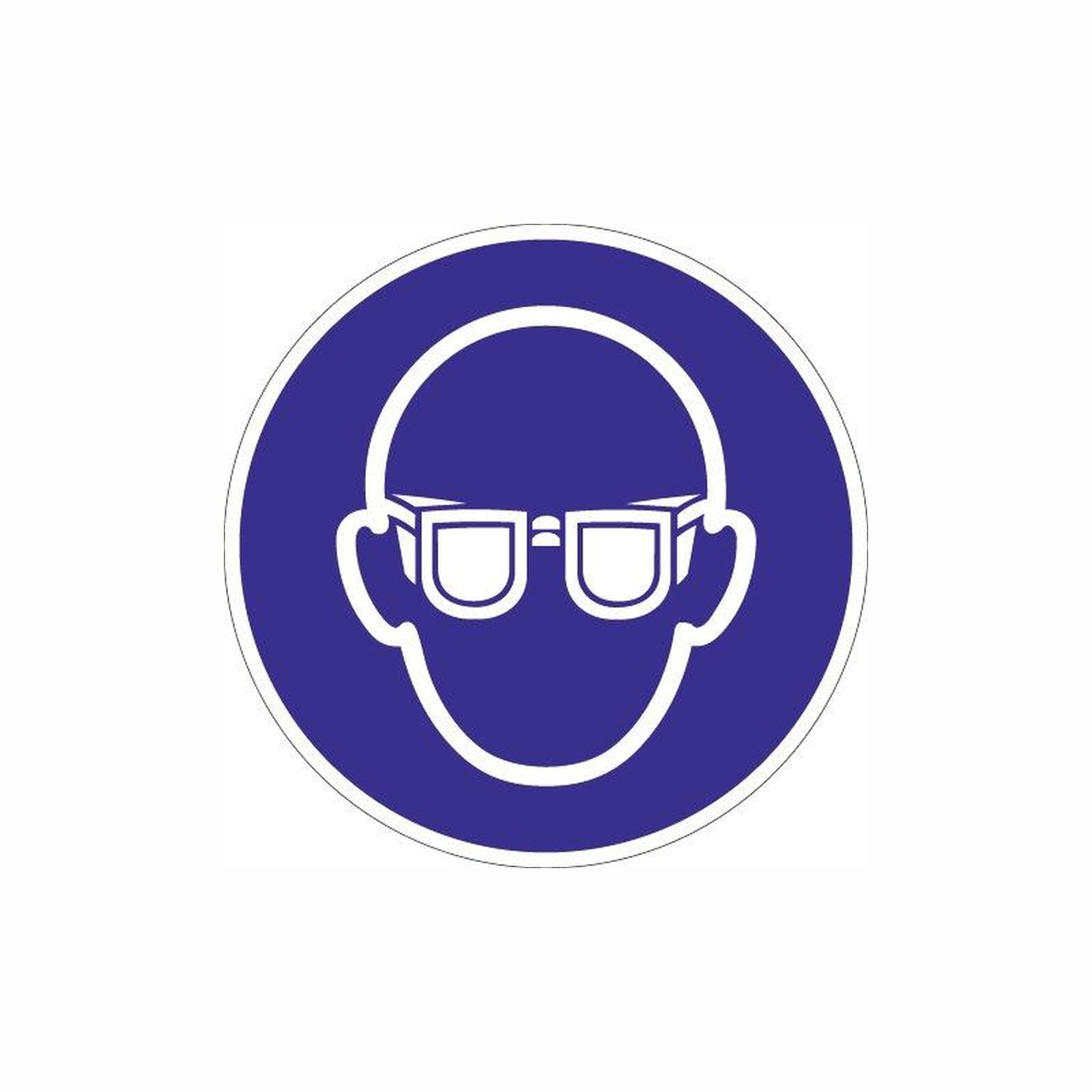 Gebotszeichen ASR A1.3/DIN EN ISO 7010 Augenschutz benutzen - 9000477501