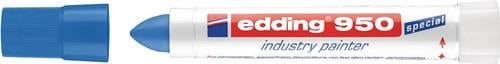 edding Industrie-Pastenmarker 950 blau Strich-B. 10 mm Rundspitze - 4-950003