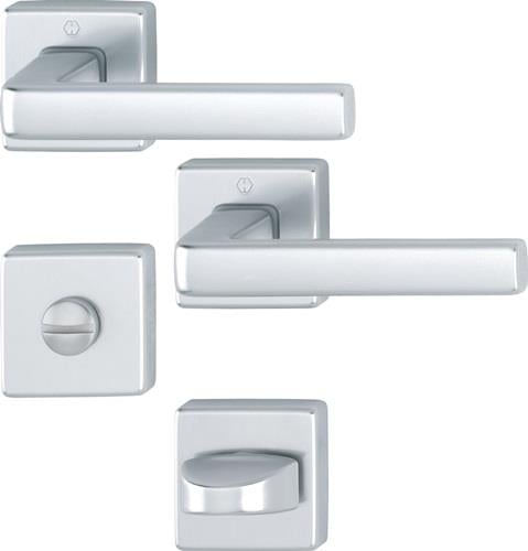 HOPPE Rosettengrt.Dublin 1124/843KV/843KVS Alu.F1 eck.SK/OL DIN L/R D/D - 11929674