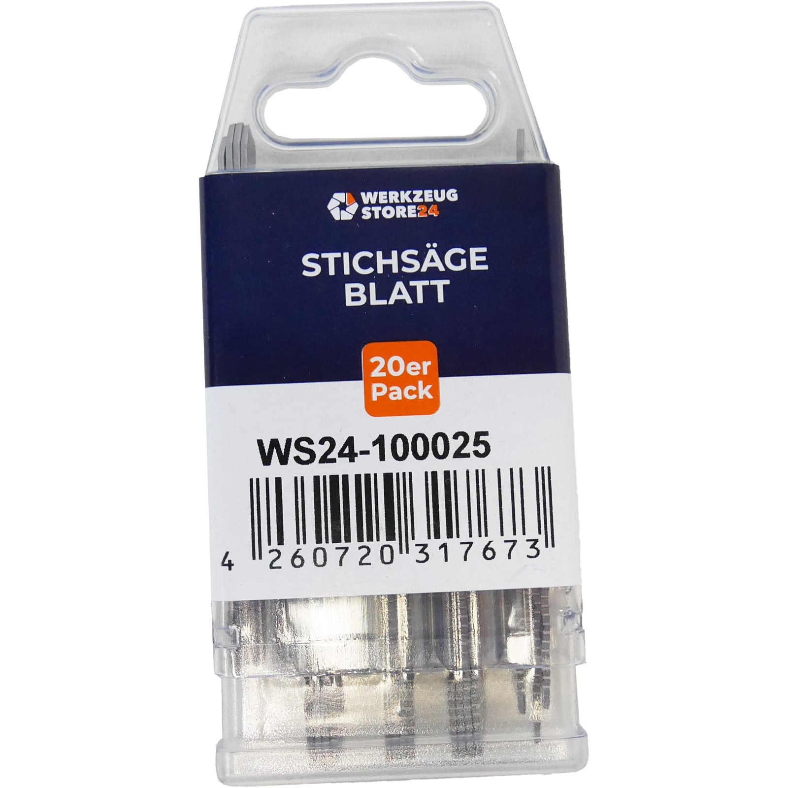 WS24 20x HSS-Stichsägeblatt gefräst/gewellt GL 75 VL 50 mm gerade - WS24-100025