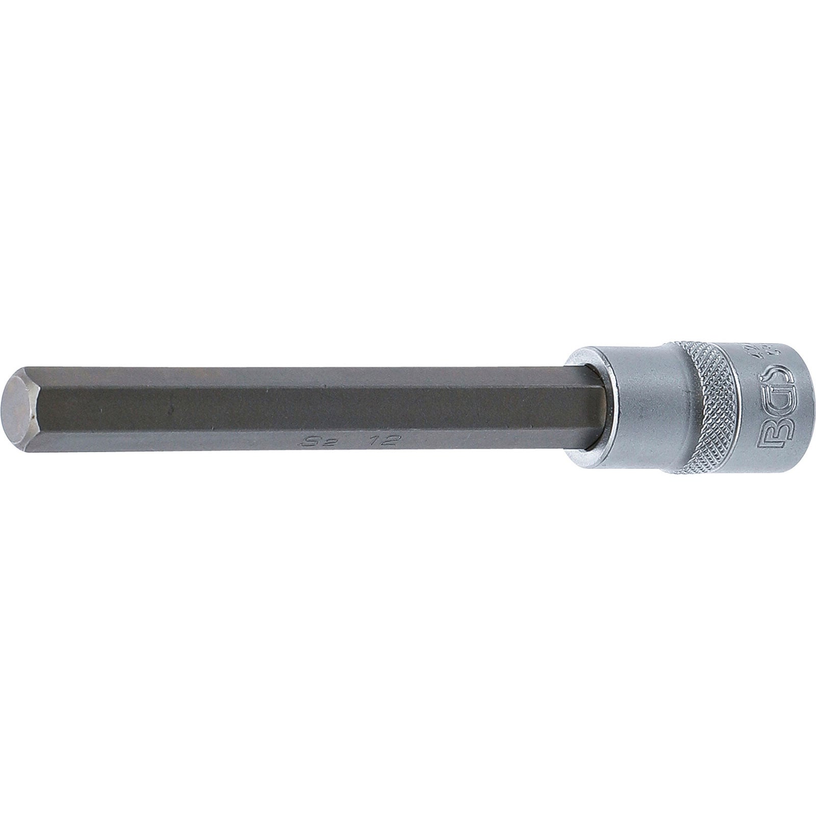 BGS Bit-Einsatz Länge 140 mm Antrieb Innenvierkant 12,5 mm (1/2") Innensechskant 12 mm - 4273
