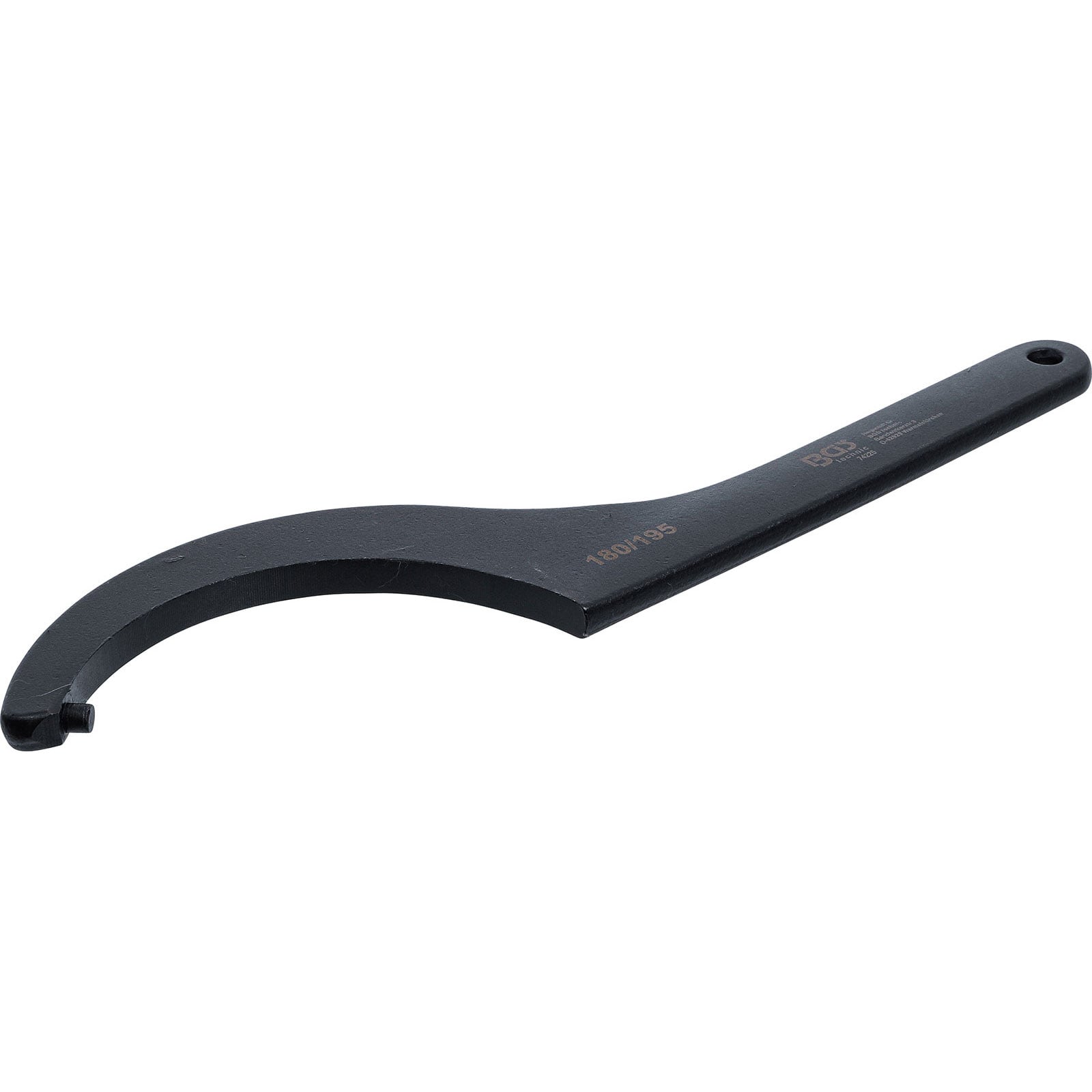 BGS Hakenschlüssel mit Zapfen 180 - 195 mm - 74225