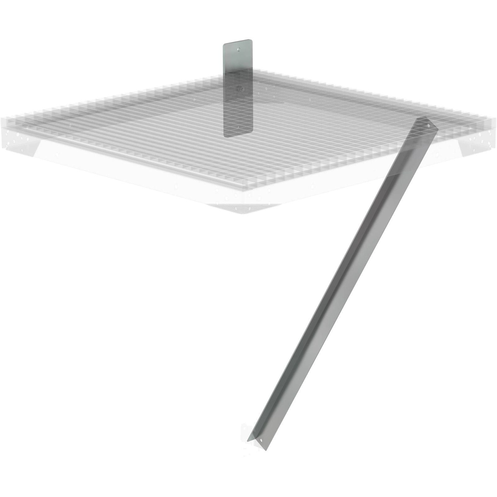 Günzburger Steigtechnik Flanschplatte und Strebe für Ziegelmauerwerk Tiefe 1.000 mm - 060953