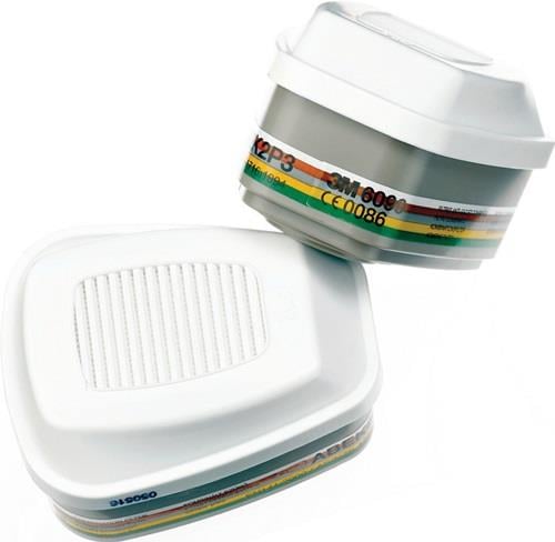 3M Gas- u.Kombifilter 6099 A2 B2 E2 K2 Hg P3R+Formaldehyd EN 14387:2004+A1:2008 für Serie 6000 - 7100104327