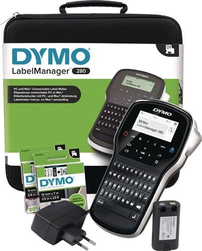 Dymo Beschriftungsgerät Label MANAGER 280 Schriftbandbreiten 6, 9, 12 mm - S0968990