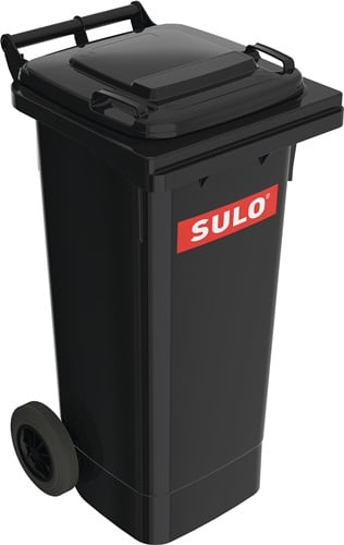 SULO Müllgroßbehälter 80l HDPE anthrazitgrau fahrbar,n.EN 840 - 1093327