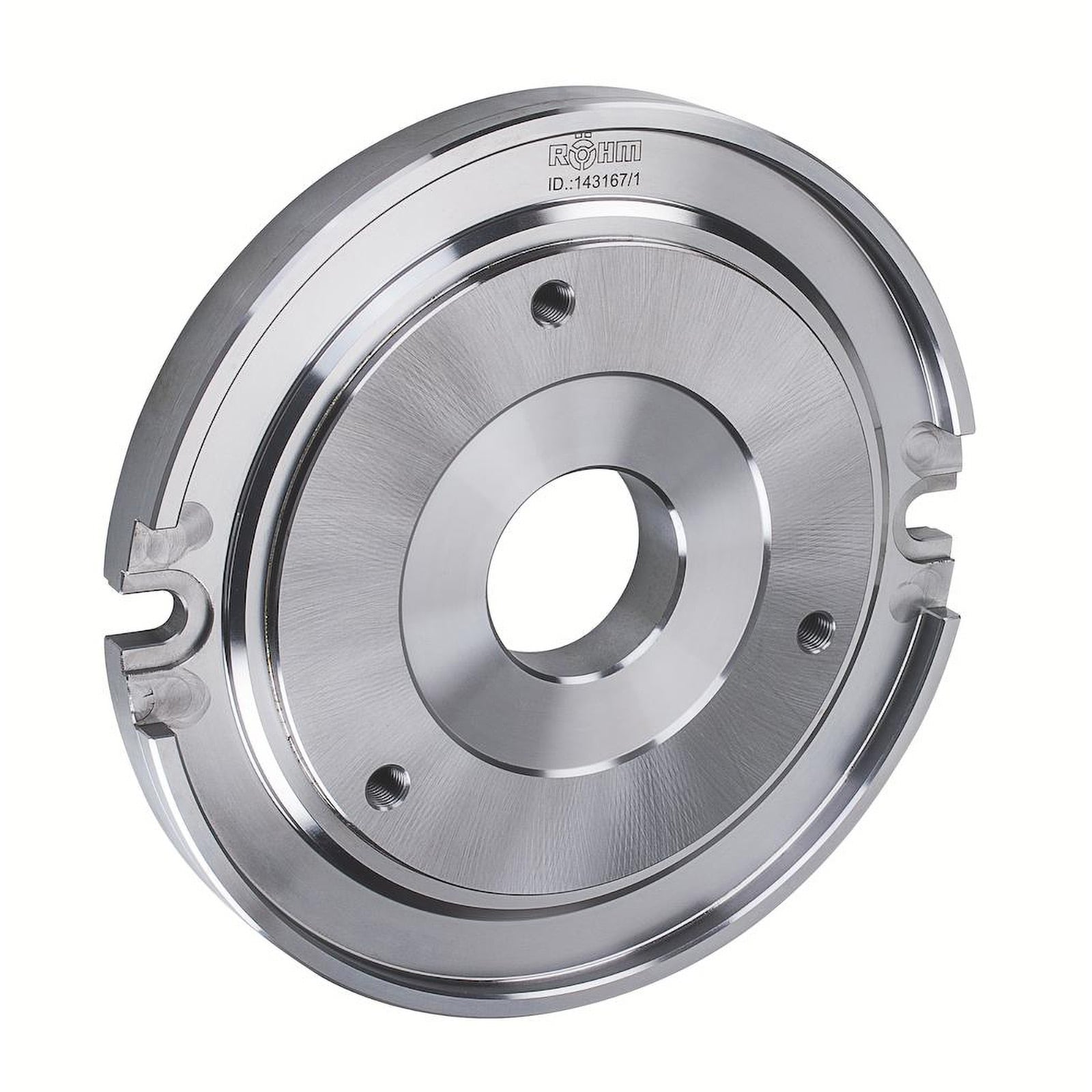 Röhm Grundplatte mit Fixiernuten, Größe 200, komplett - 143165