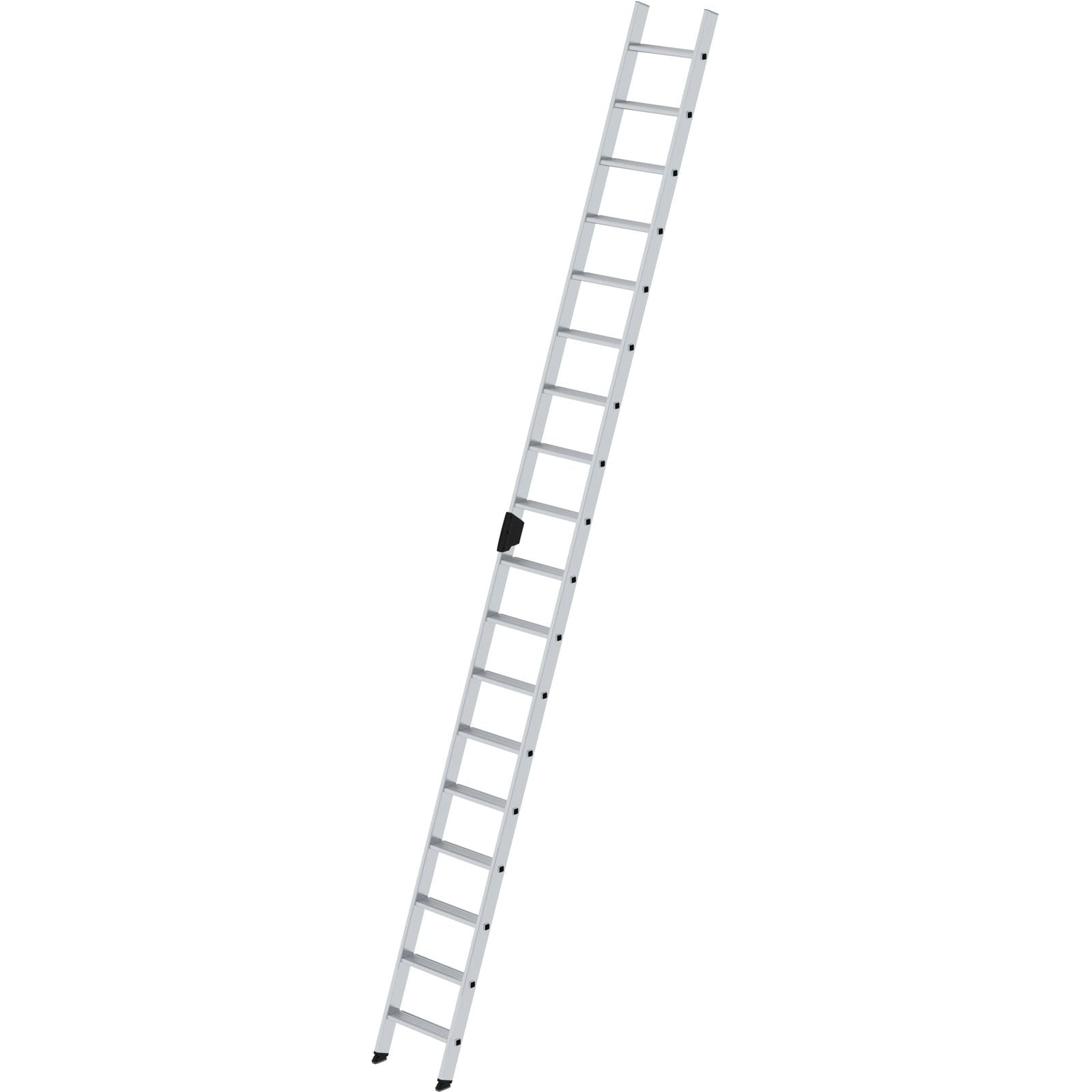 Günzburger Steigtechnik Stufen-Anlegeleiter ohne Traverse 18 Stufen - 040318