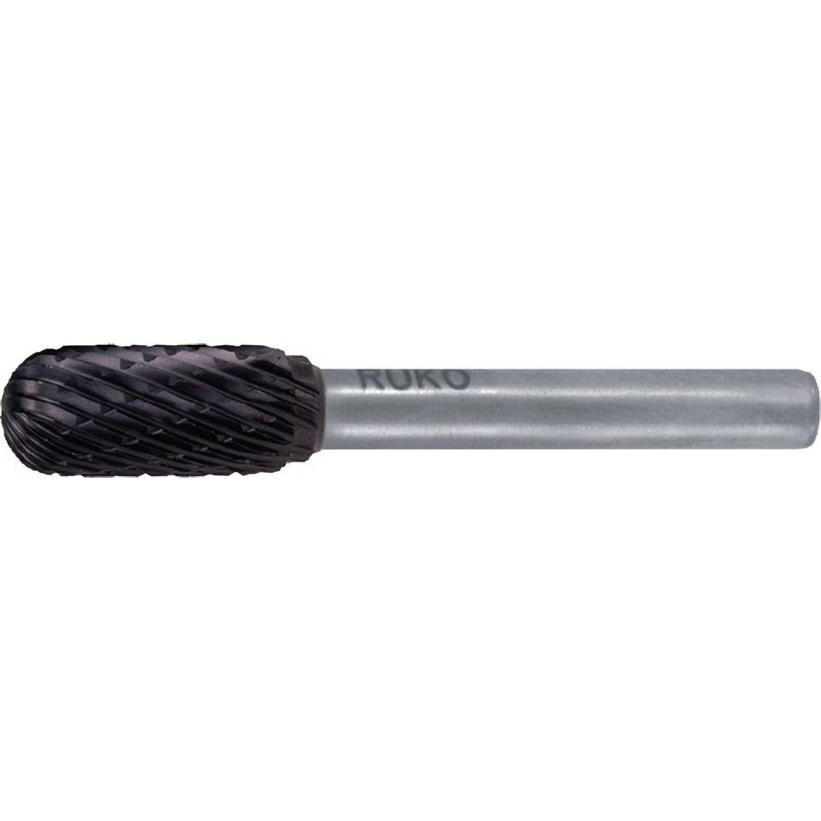RUKO Hartmetall-Frässtift WRC Ø 6 mm Kopflänge 18 mm Schaft-Ø 6 mm TiCN Verzahnung KVZ 4 - 116020TC