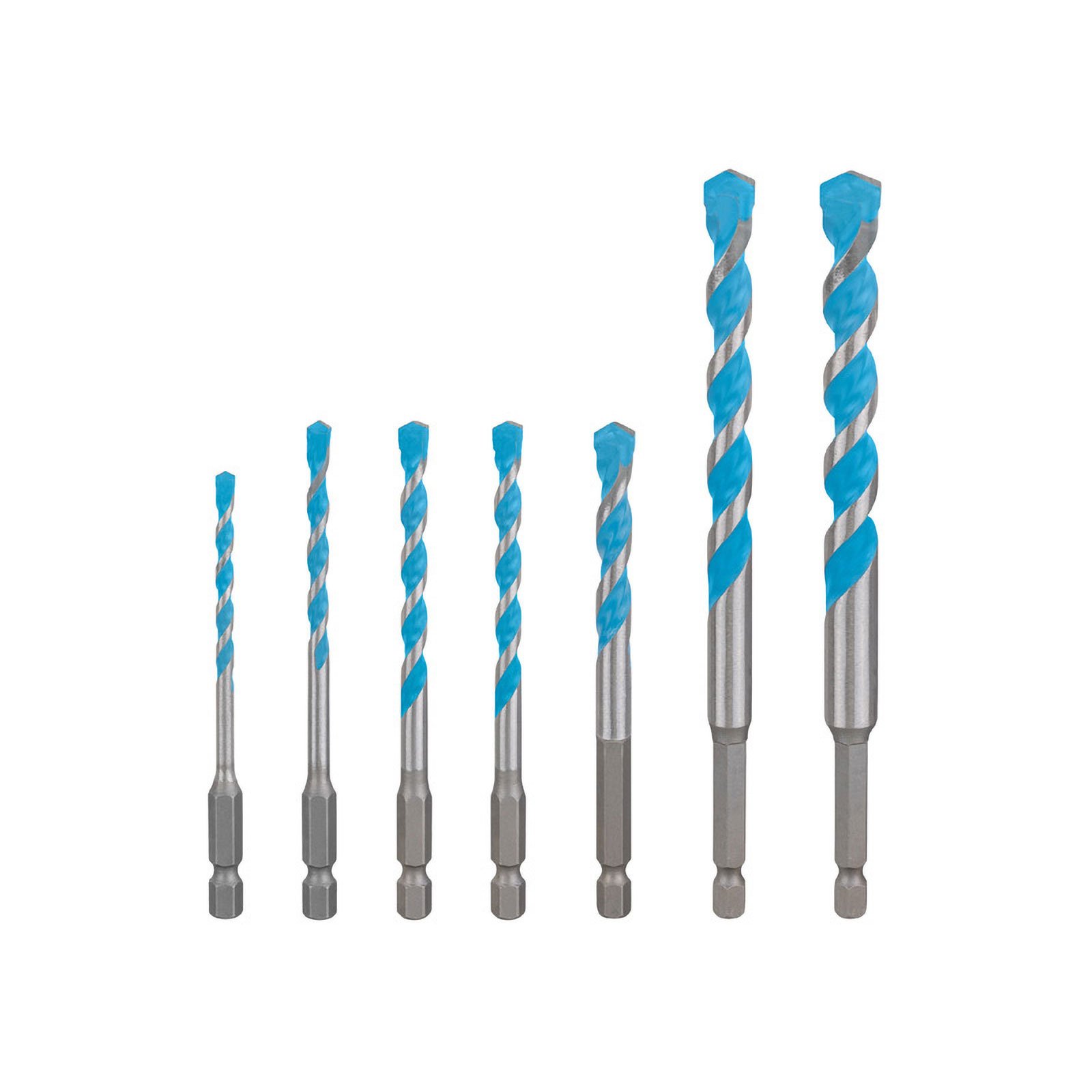 Bosch EXPERT HEX-9 Multi Construction Bohrer-Set, 4/5/6/8/10/12 mm, 7-tlg. - 2608902370 Bosch EXPERT HEX-9 Multi Construction Bohrer-Set, 4/5/6/8/10/12 mm, 7-tlg. - 2608902370
