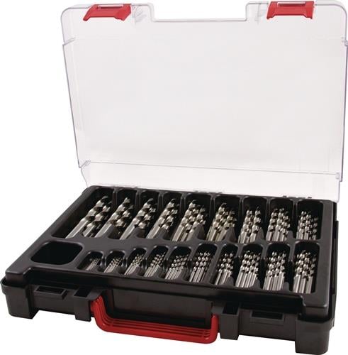 Spiralbohrermagazin DIN 338 TypN 1-10mm steig.um 0,5mm HSS 170tlg.RUKO