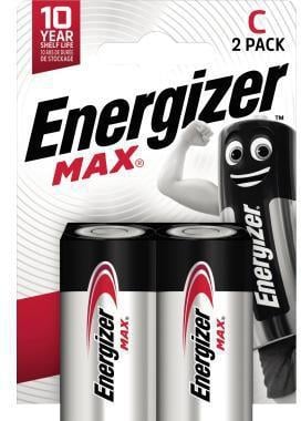 Energizer Batterie Max Alkaline E302306700 C/Baby/LR14 2 St./Pack.