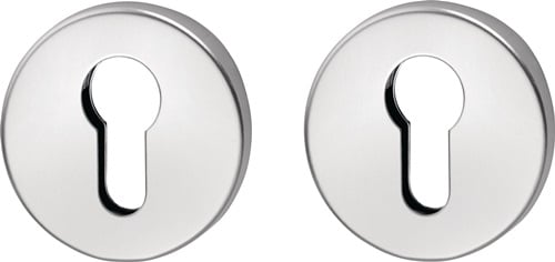 edi Schlüsselrosetten-Paar 056 VA F00 Schildst.8mm PZ rd - 1056/0000/00