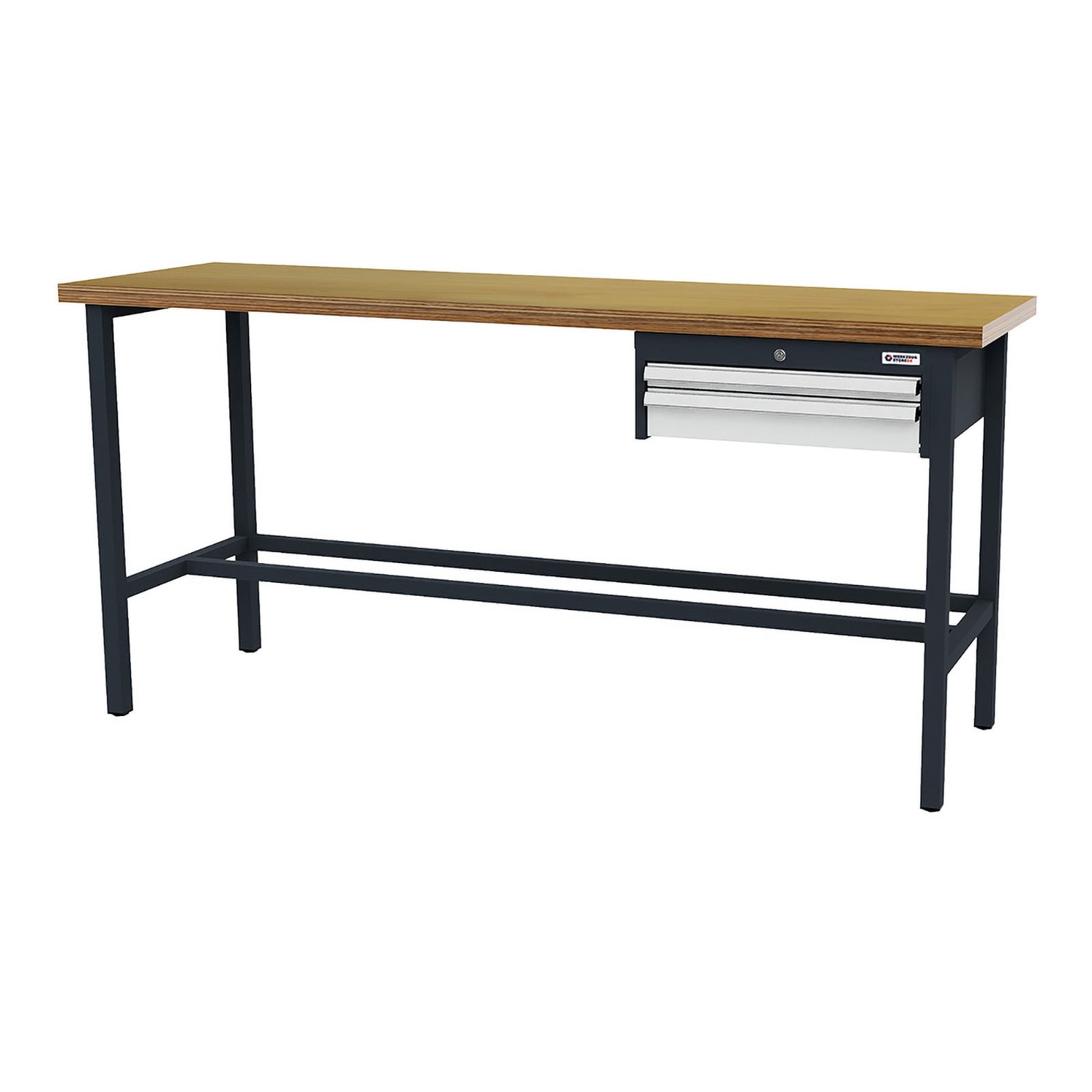 WS24 Arbeitstisch Schubladen: 1 x 50 1 x 100 B x T x H 2.000 x 600 x 960 mm - WS24-100387