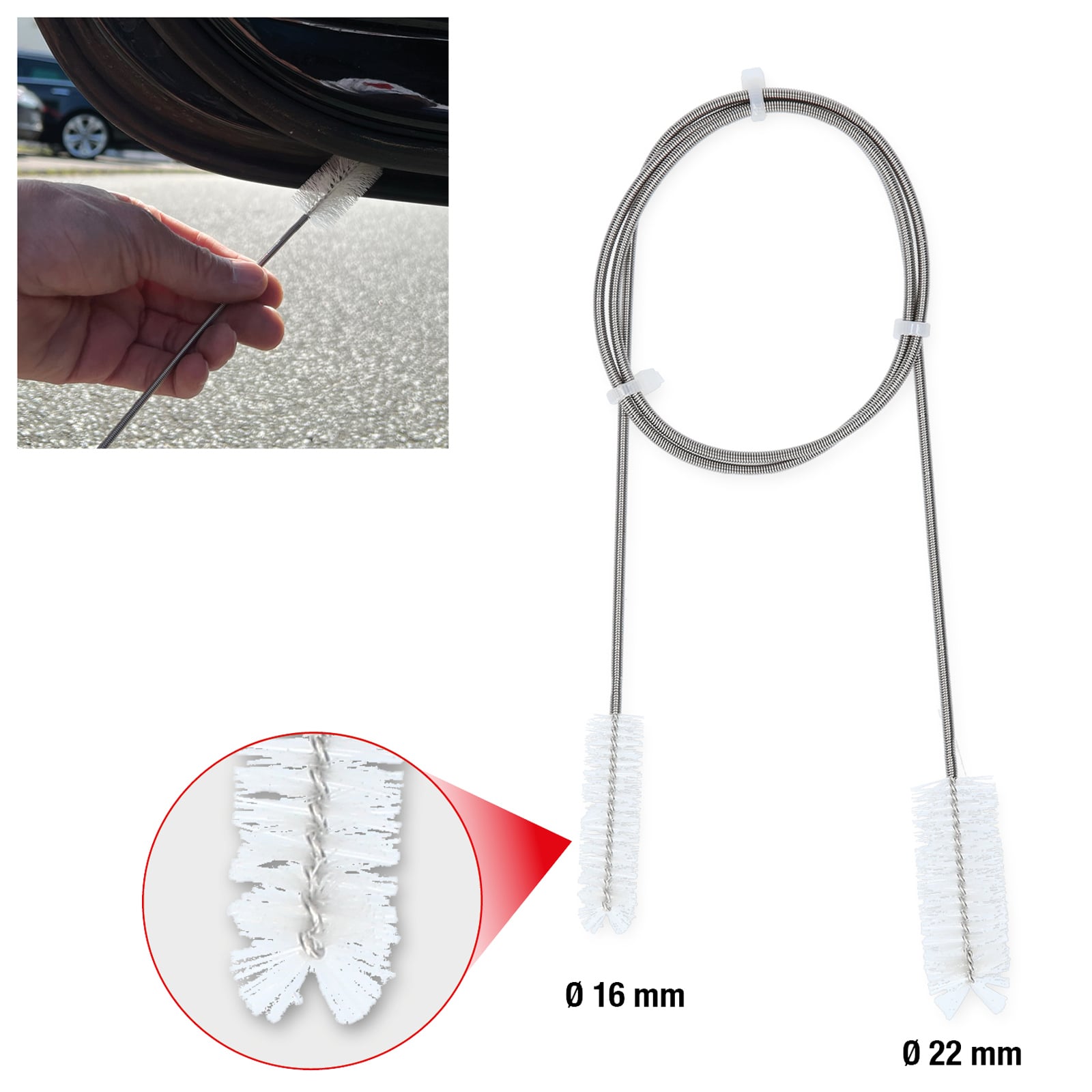 KS TOOLS Flexible Reinigungsbürste - 150.1762