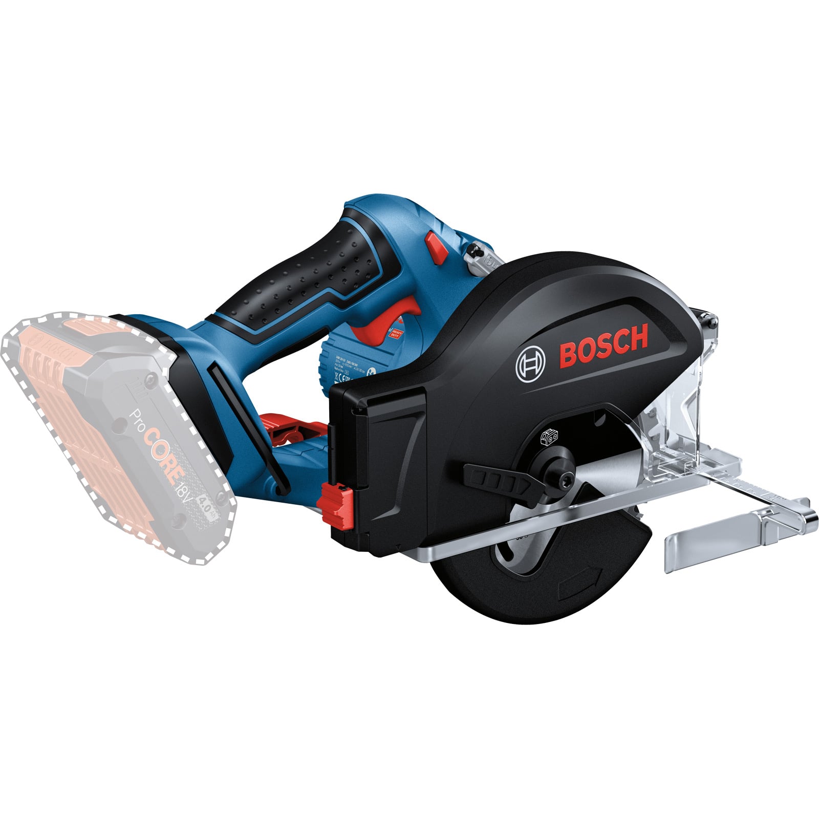 Bosch Akku-Handkreissäge GKM 18V-50 Ø 136 mm Solo - 06016B8000