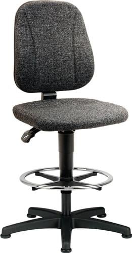 interstuhl Arbeitsdrehstuhl Unitec Bodengleiter + Fußring - 9651-CI11