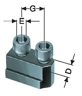 Röhm Nutenstein mit Schraube, Nutbreite 21 mm, Länge 30 mm - 1028196