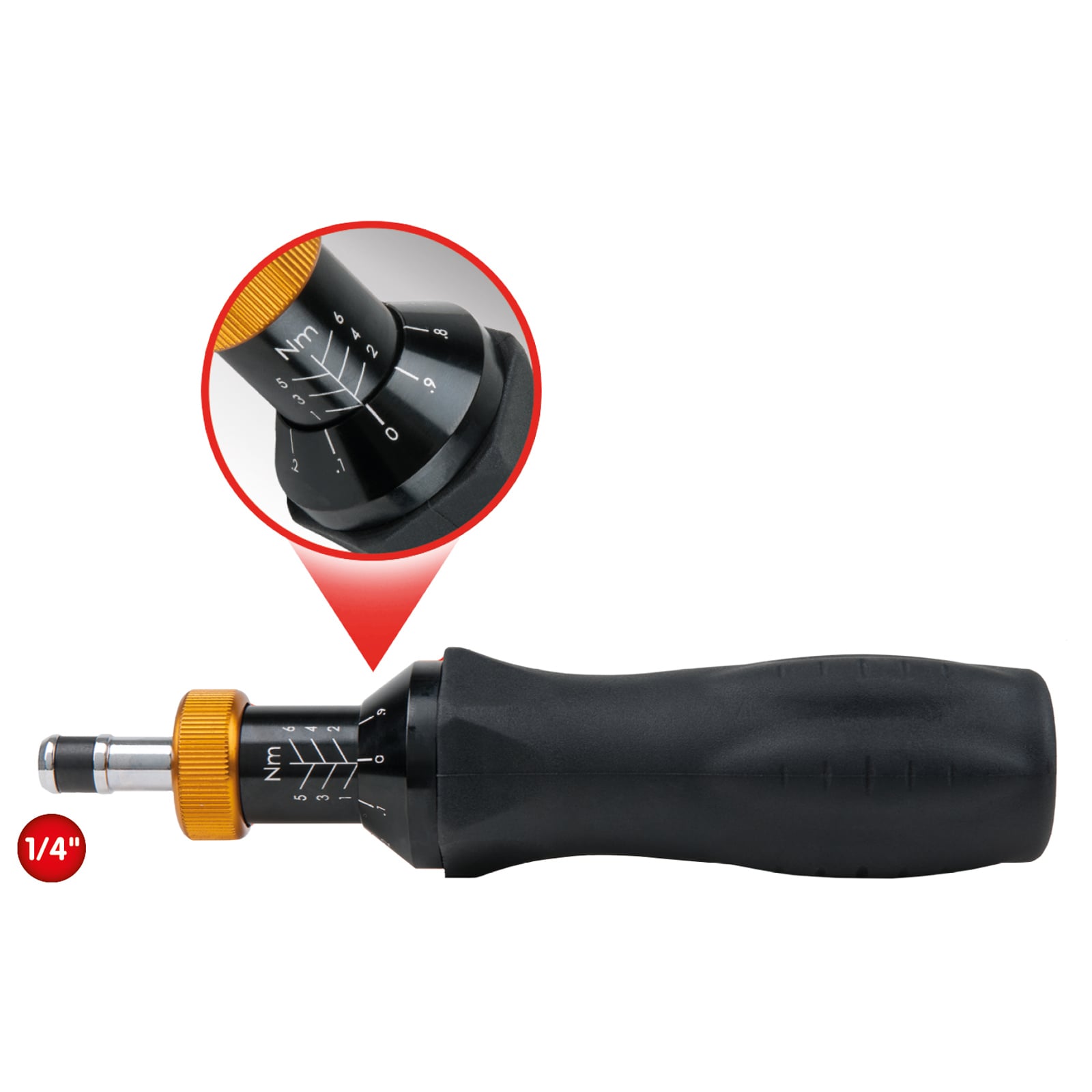 KS TOOLS 1/4" Drehmomentschraubendreher 10 - 60 cNm - 516.3255