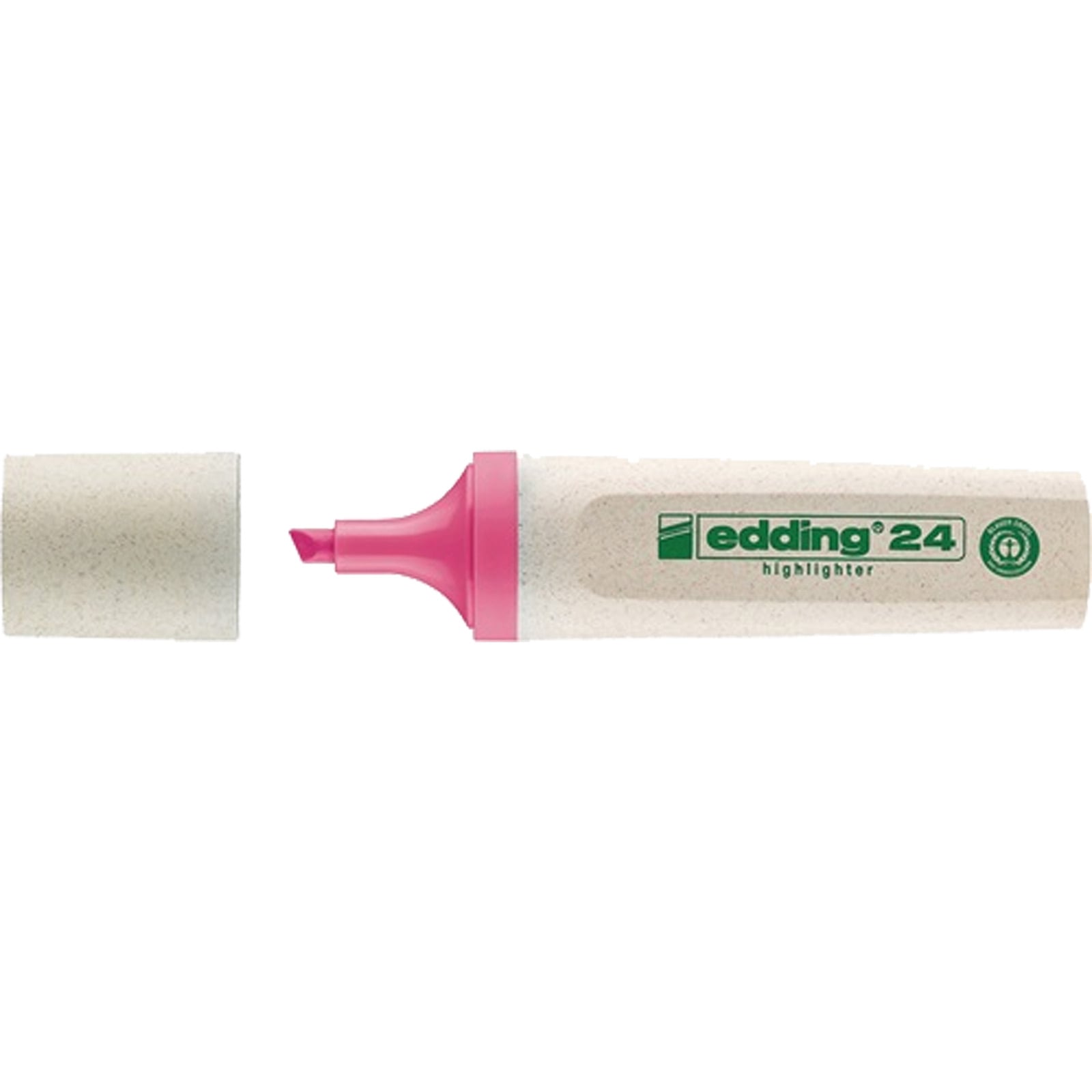 EDDING Textmarker 24 EcoLine pink Strich-B.2-5 mm Keilspitze - 4-24009