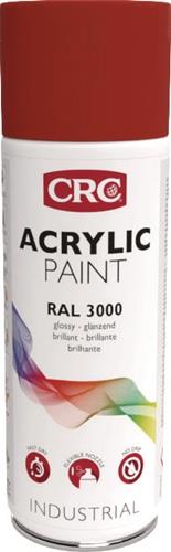 CRC Farbschutzlackspray ACRYLIC PAINT feuerrot glänzend RAL 3000 400 ml Spraydose - 11678-AA