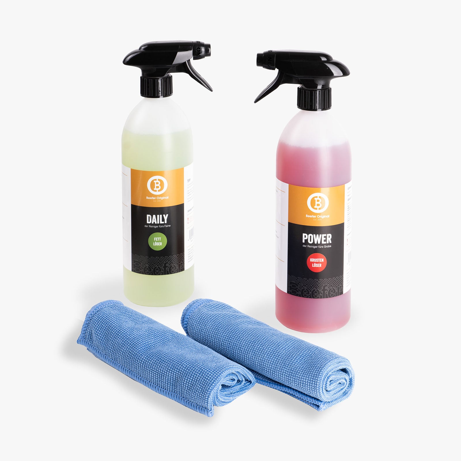 Beefer® Reiniger Set + Mikrofasertücher - 10100002