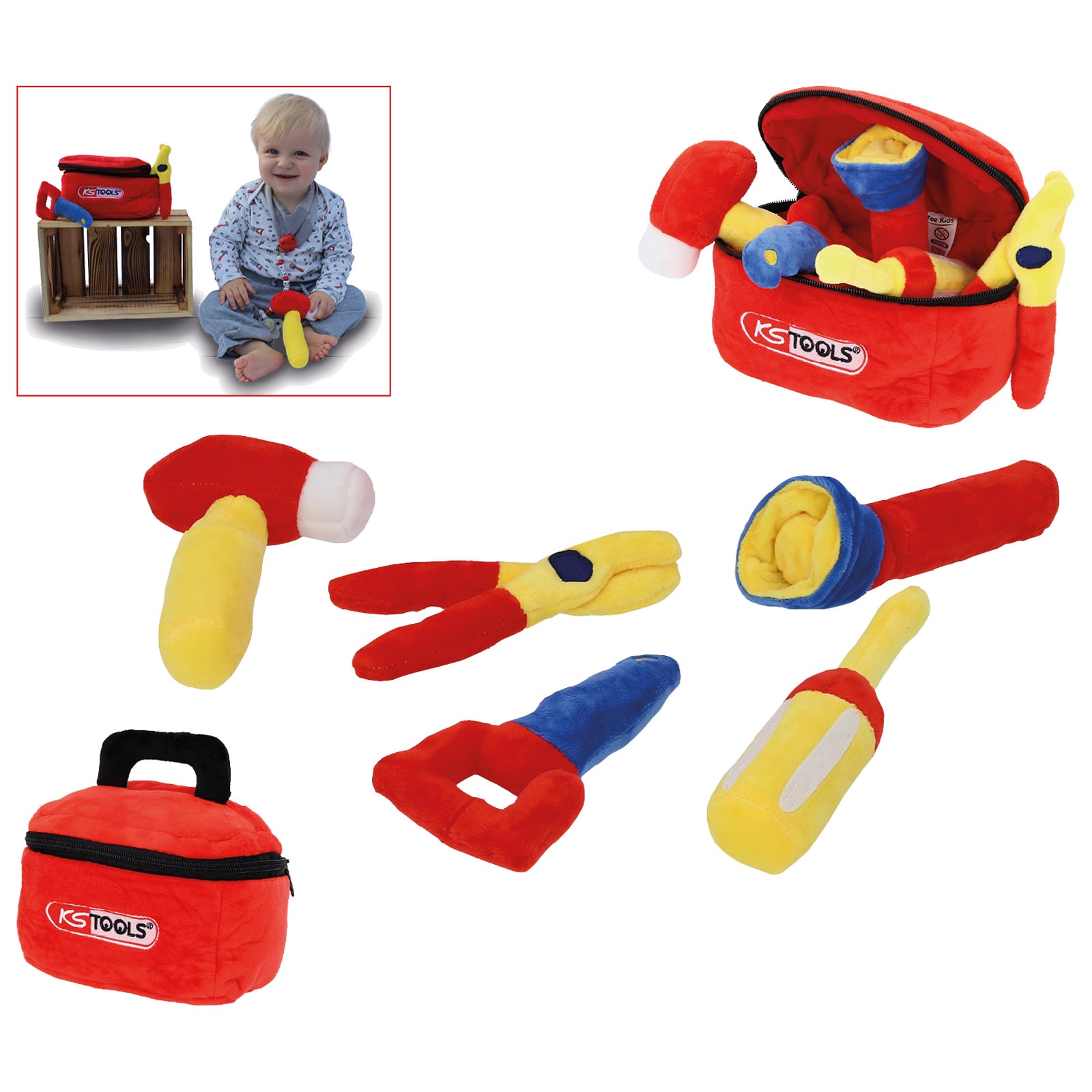 KS TOOLS Werkzeug-Box für Babys - 100208