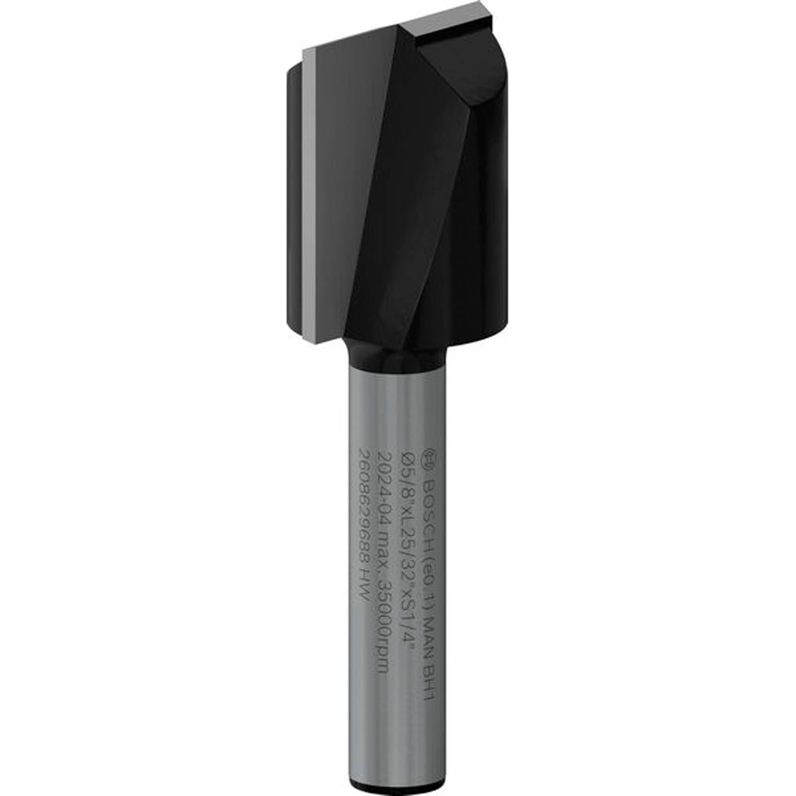 Bosch PRO Nutfräser zweischneidig Ø 5/8 x L 49/64 Schaft 1/4 - 2608629688