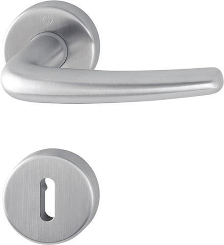 HOPPE Rosettengrt.Den.E1310Z/42KV/42KVS VA F69 rd.OB DIN L/R D/D - 2820416