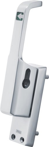 FUHR Türtreibr.982 DIN re.silber elox.LM 23mm Rundstange 10mm - TP982RE